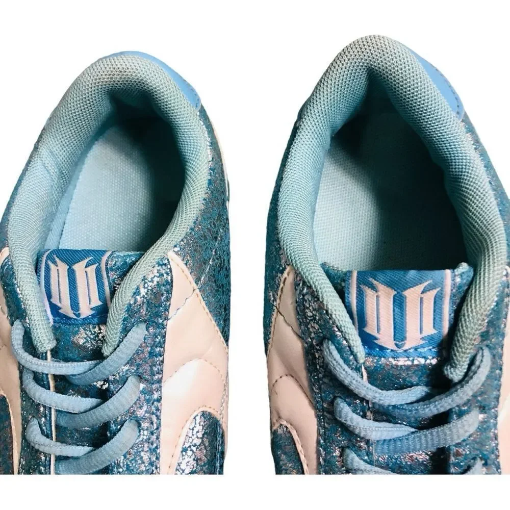 Eleven by Venus Williams Blue Silver Crackle Tennis Sneakers